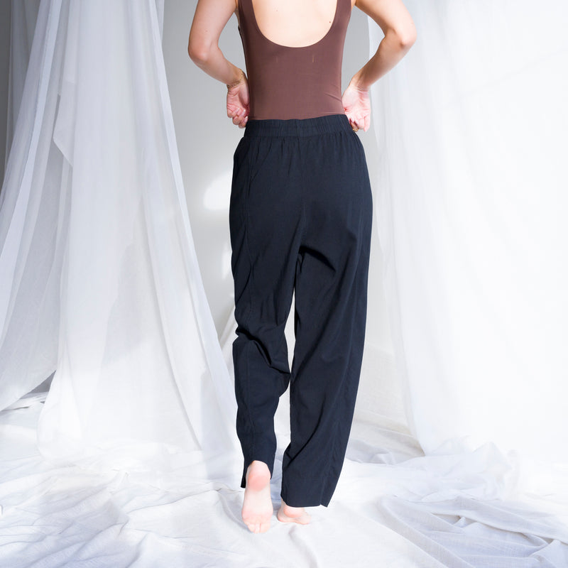 Draped Harem Pants in Soft Rayon