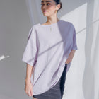 Oversized Boyfriend Tee in a Cotton Mineral Wash Fabric