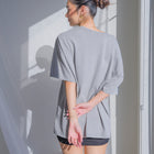 Oversized Boyfriend Tee in a Cotton Mineral Wash Fabric