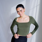 Silky Soft Knit Top in Performance Fabric