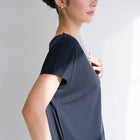 Cupro Cap Sleeve Shift Dress