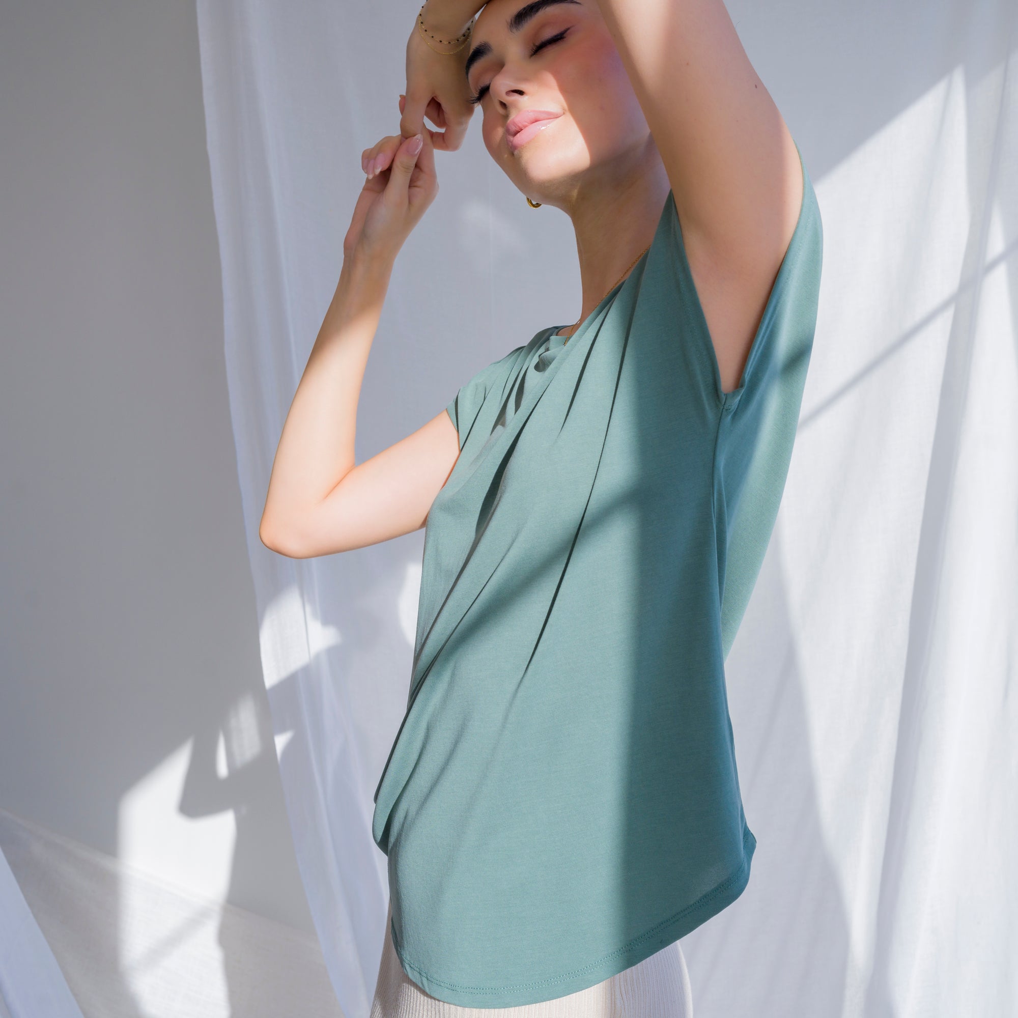 Silky Soft Tee made from Cupro