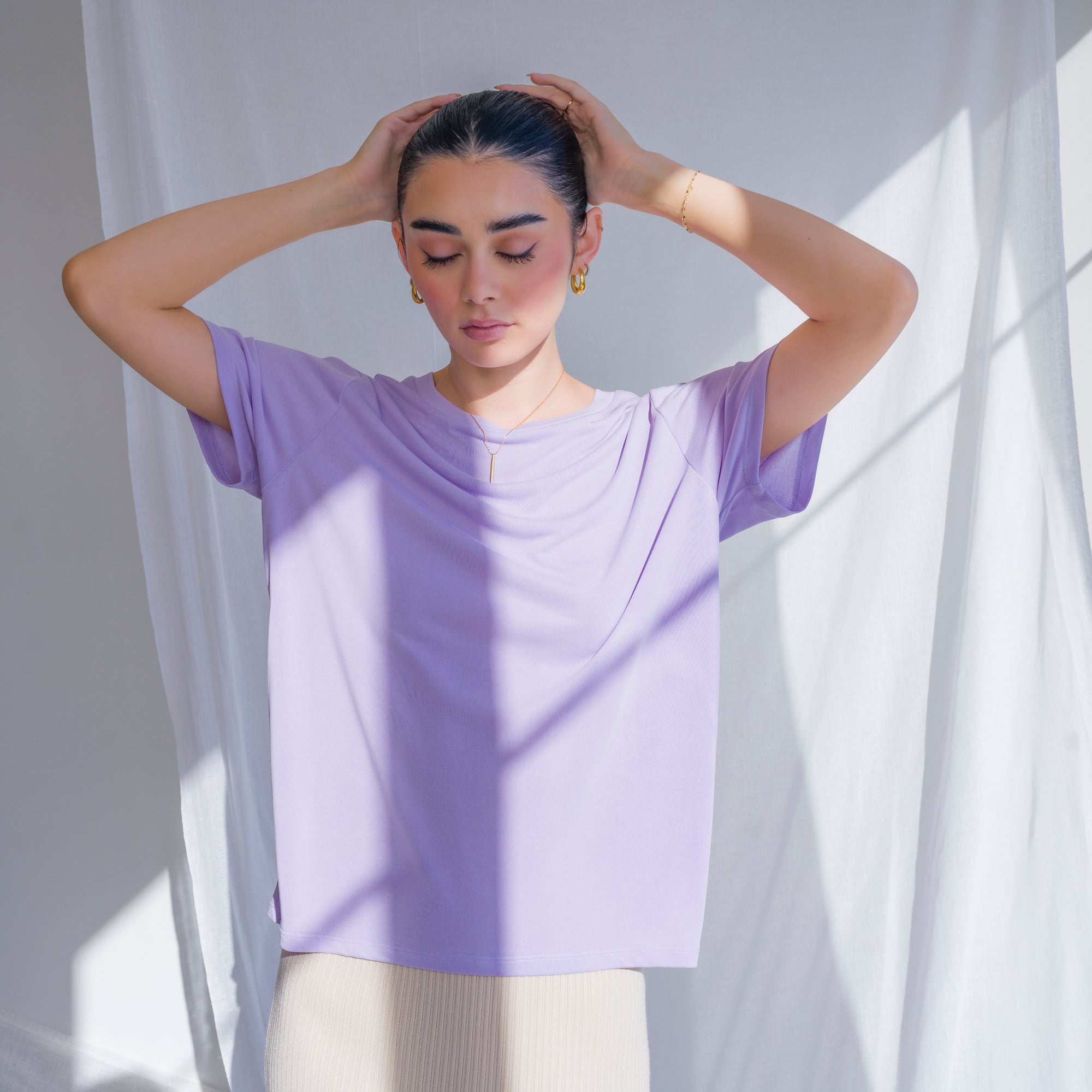 Silky-Soft Classic T-Shirt made of Cupro Fabric