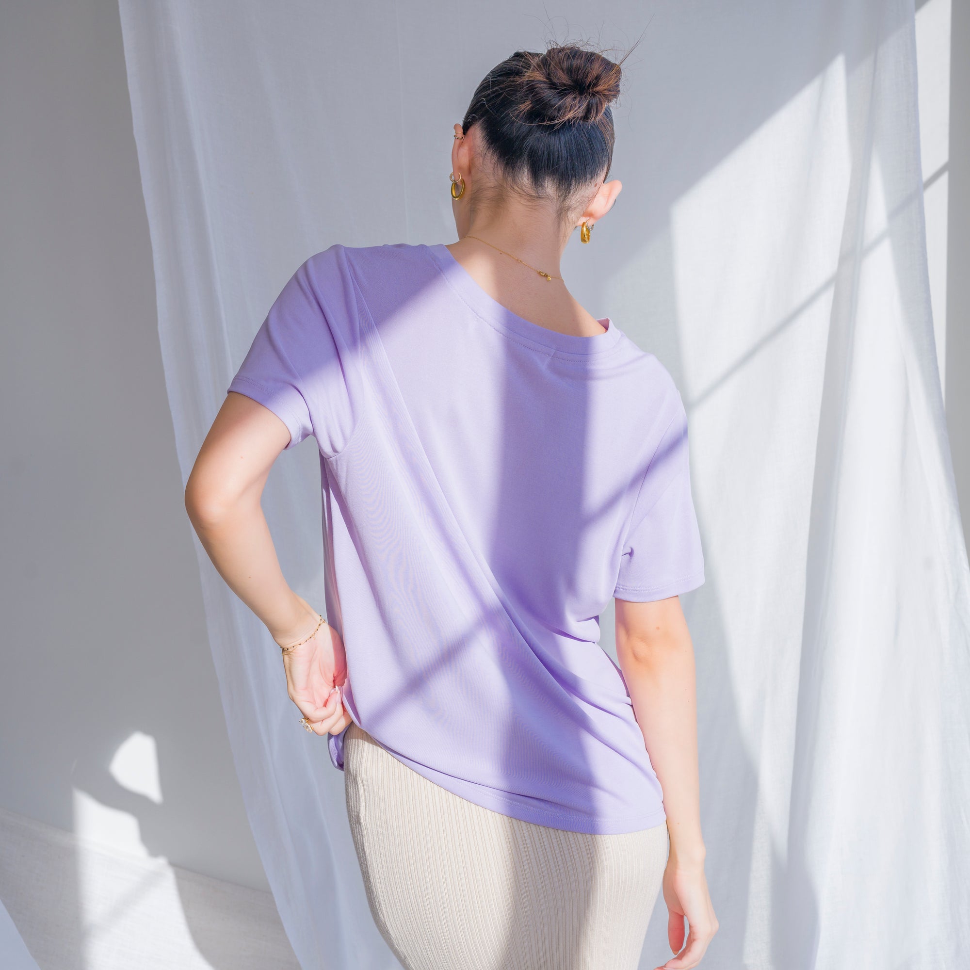 Silky-Soft Classic T-Shirt made of Cupro Fabric