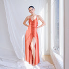 Smocked Rust Rust Orange Gown