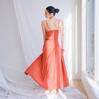 Smocked Rust Rust Orange Gown