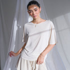 Cupro Drape Dolman Tee