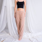 Draped Harem Pants in Soft Rayon