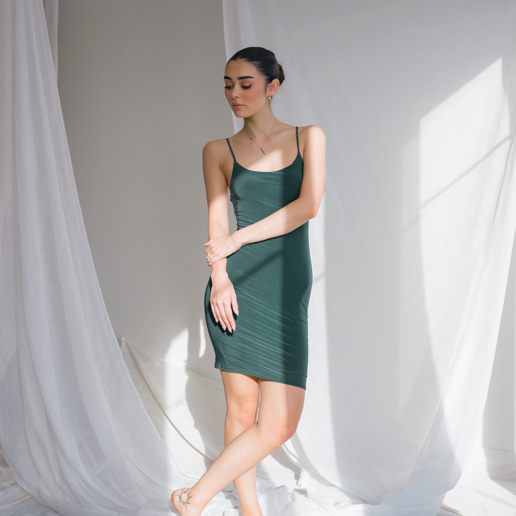 Silky Soft Dress in Stretchy Performance Fabric