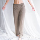 Buttery Soft Knit Pants with Slit Design